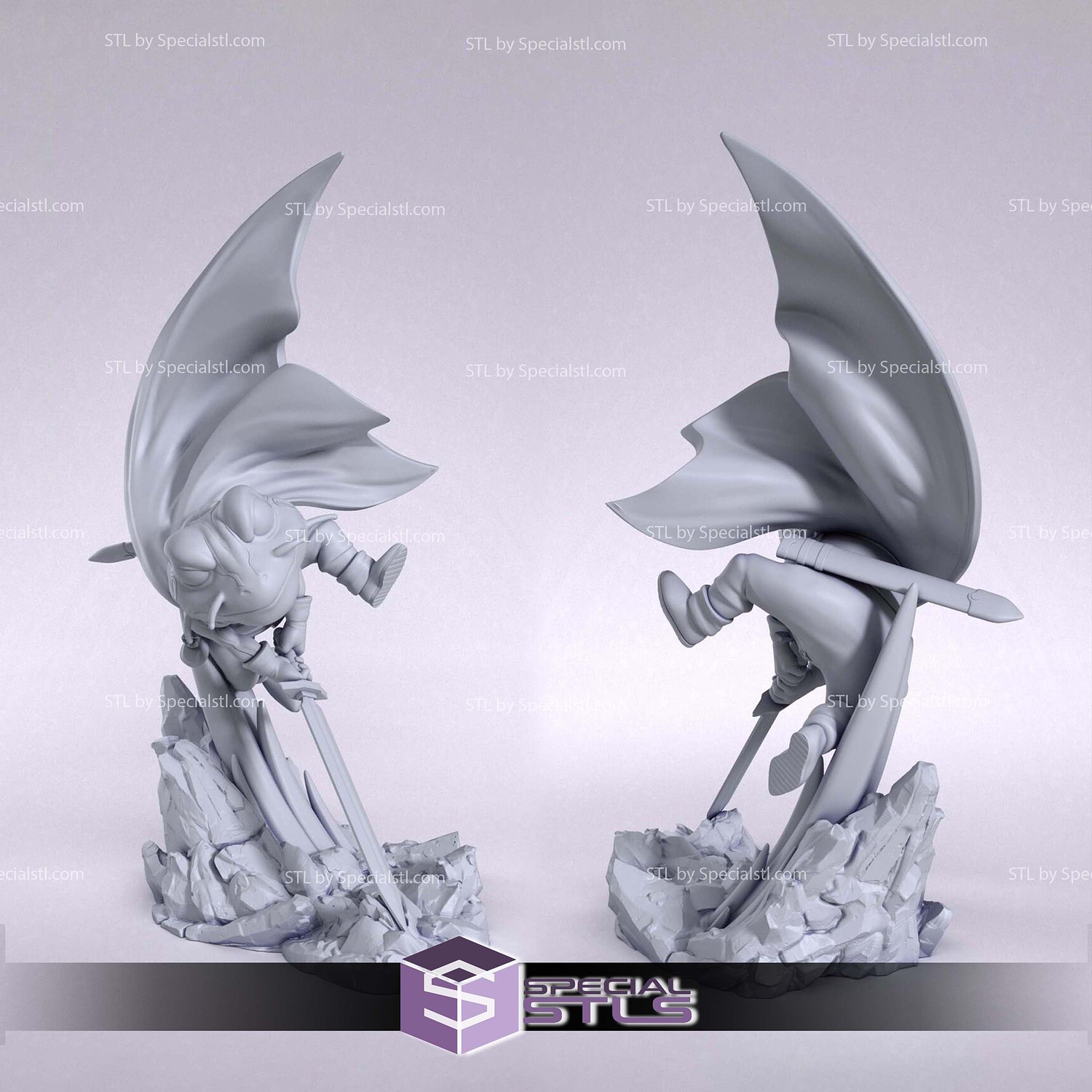 Frog Chrono Trigger STL Files 3D Model — view 2