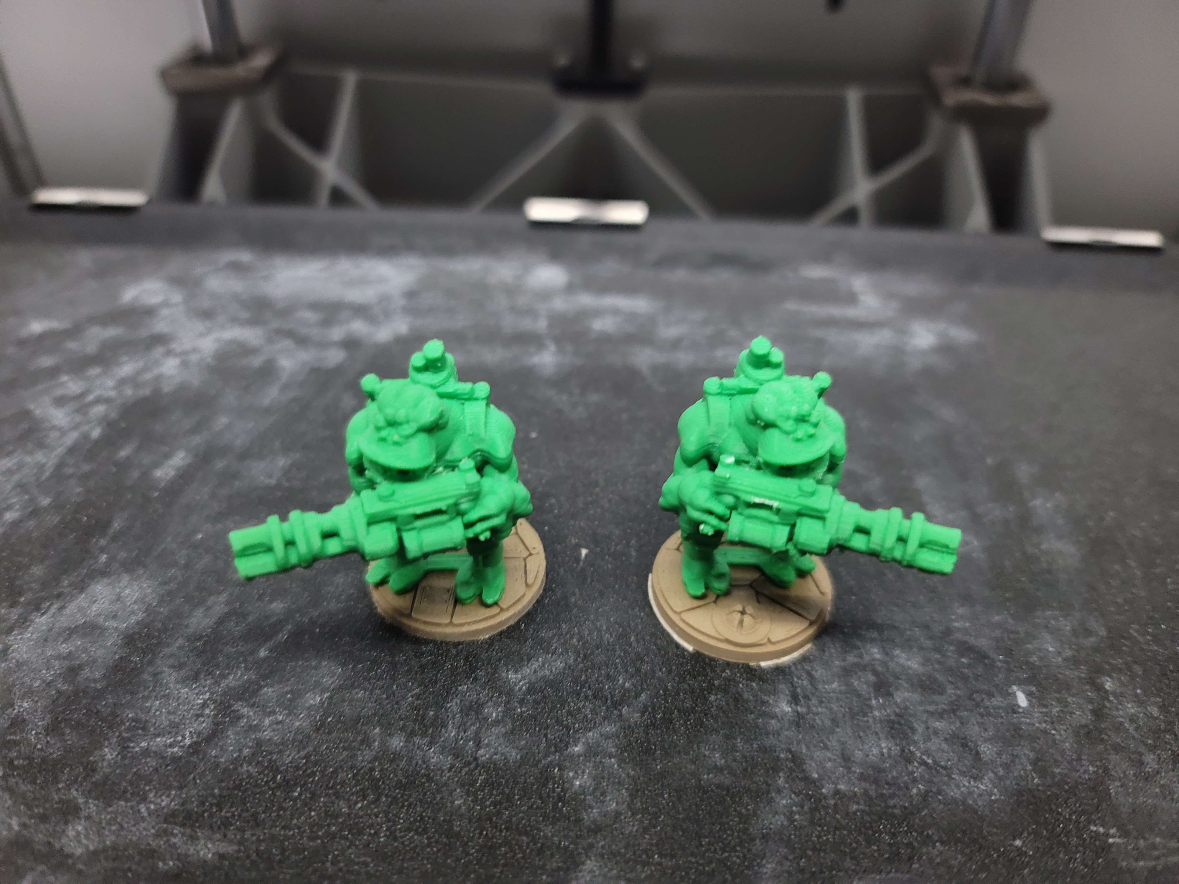 FHW Zorblin Space Orc Light Armour with Minigun Repeater 3D STL Model