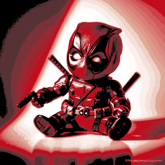 Chibi Art - Little one Photo of Deadpool from Marvel Comics 3D 3MF Model