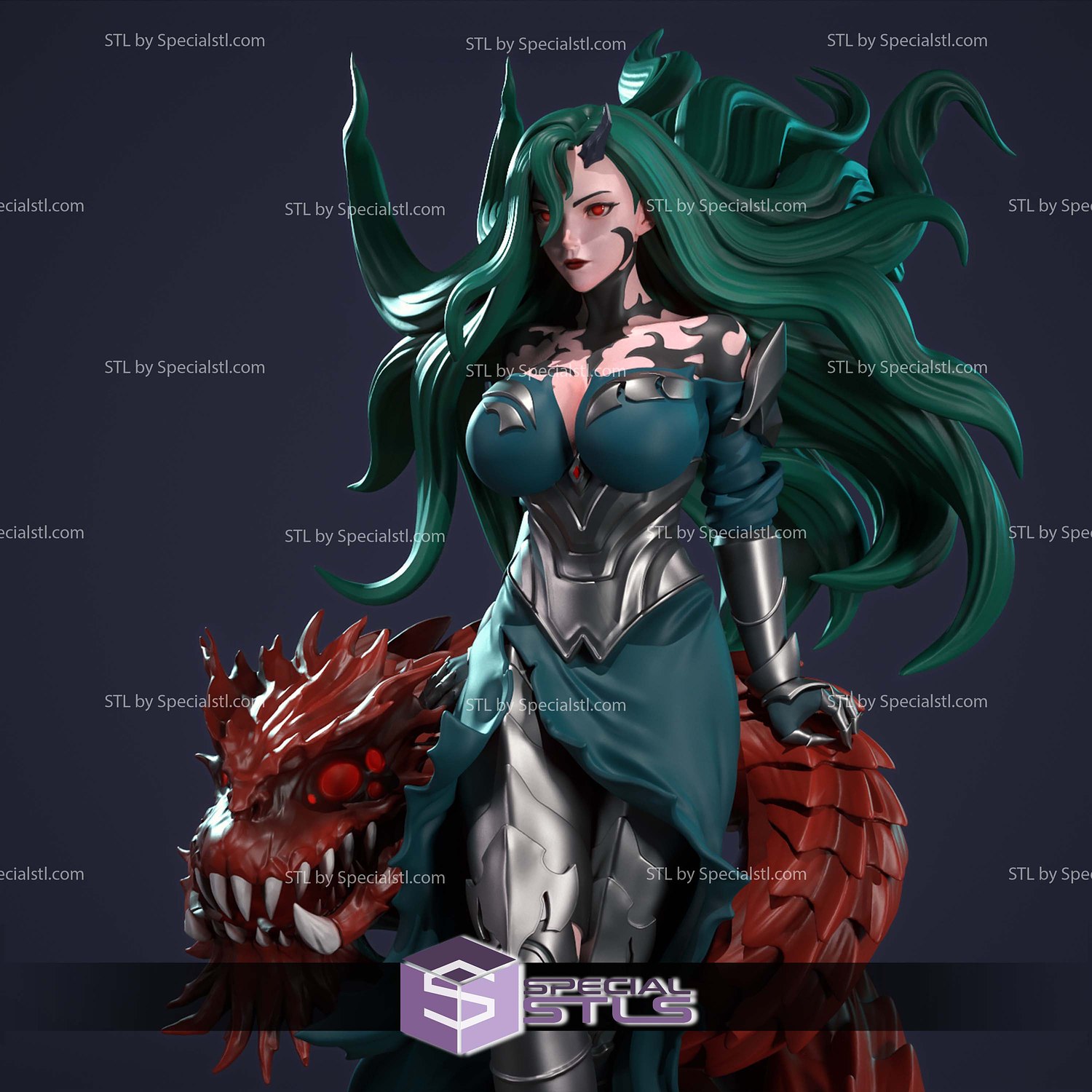 Querehsha Solo Leveling STL Files 3D Model — view 2