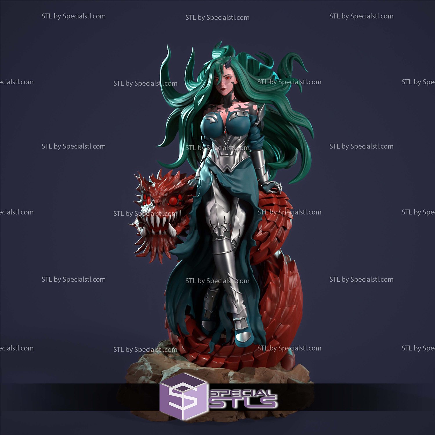 Querehsha Solo Leveling STL Files 3D Model — view 4