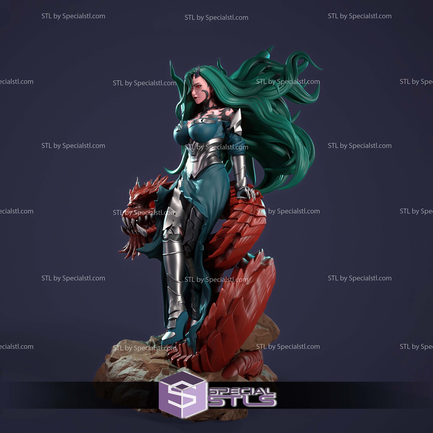 Querehsha Solo Leveling STL Files 3D Model — view 5