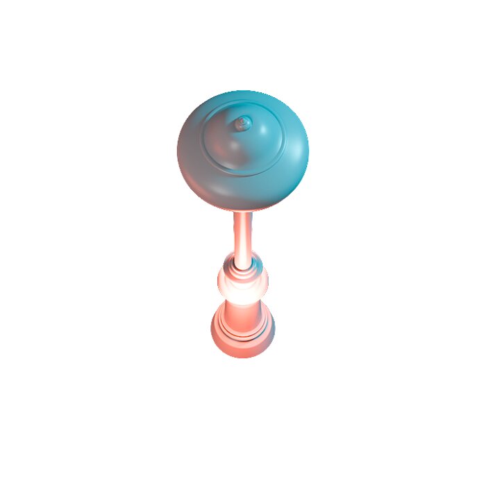 Gaspump Retroland VI - Printable Resin Model 3D STL Model — view 6