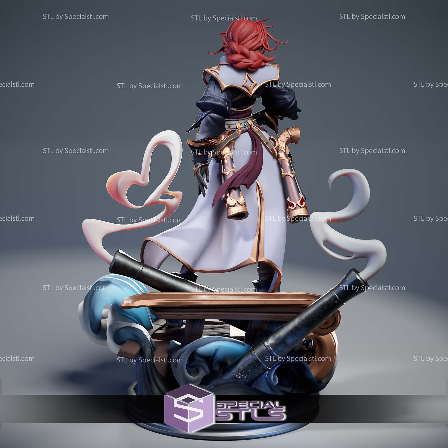 Miss Fortune League of Legends 278mm 3D Printer Files STL Model — view 4