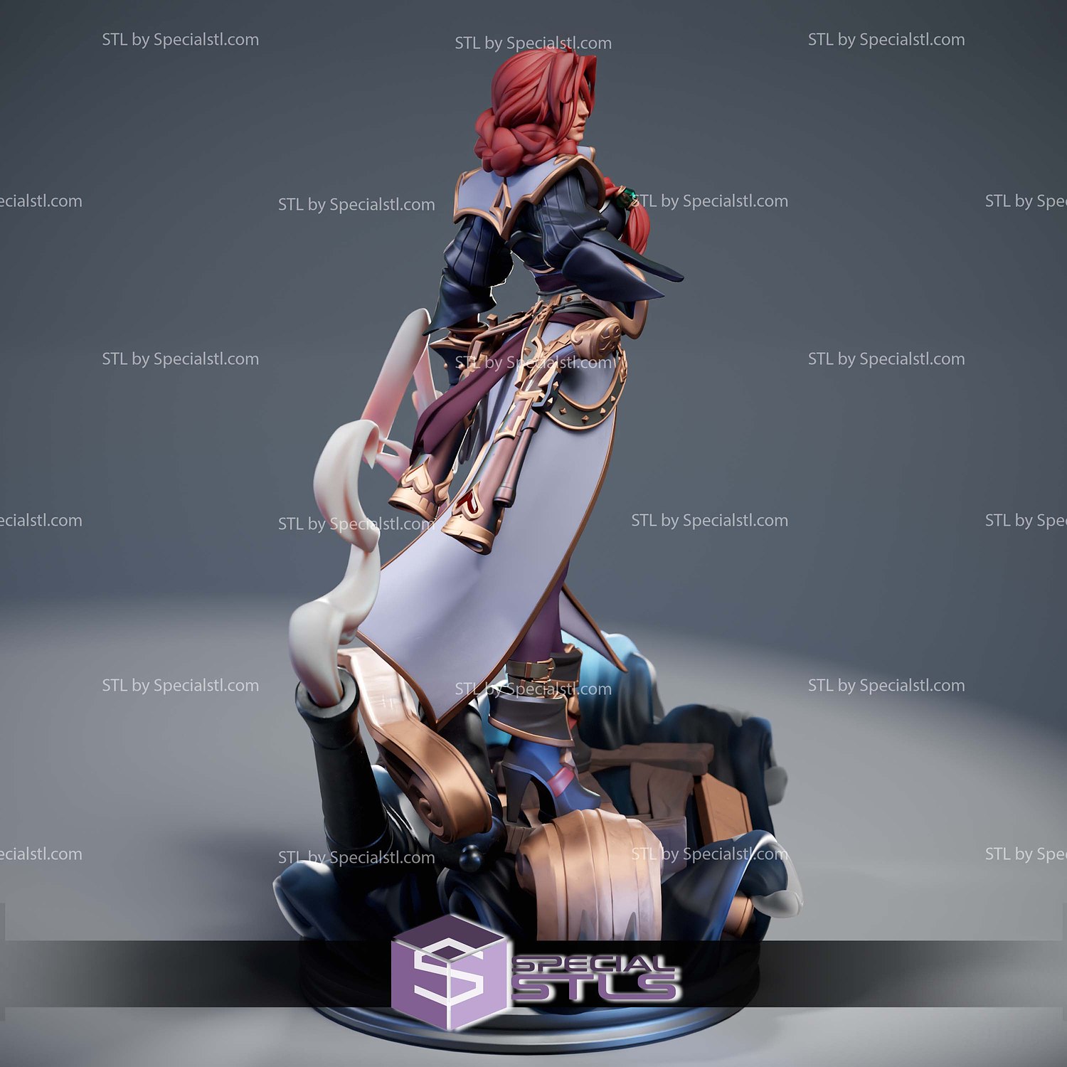 Miss Fortune League of Legends 278mm 3D Printer Files STL Model — view 5