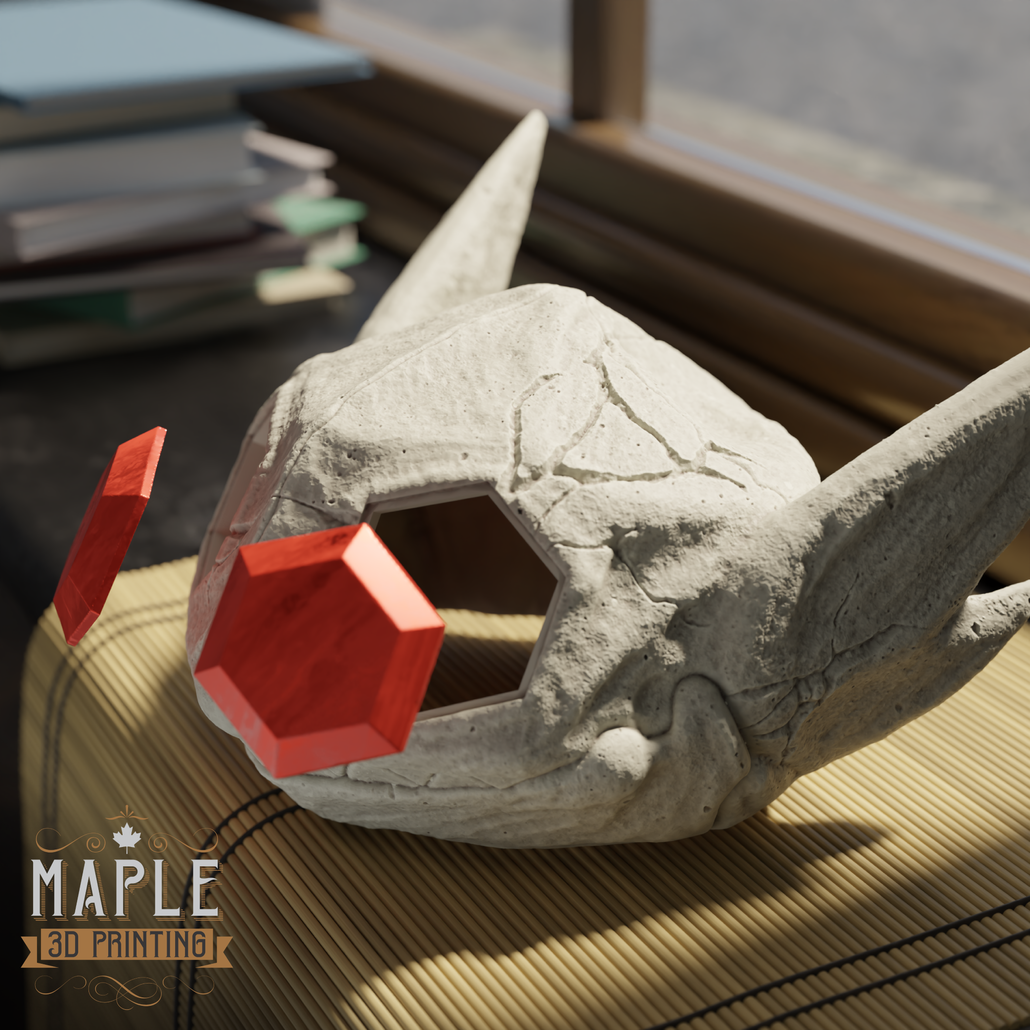 Sableye Skull - Decoration - Halloween 3D STL Model — view 2