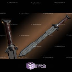 Cosplay STL Files Sword of Kili Hobbit 3D Model