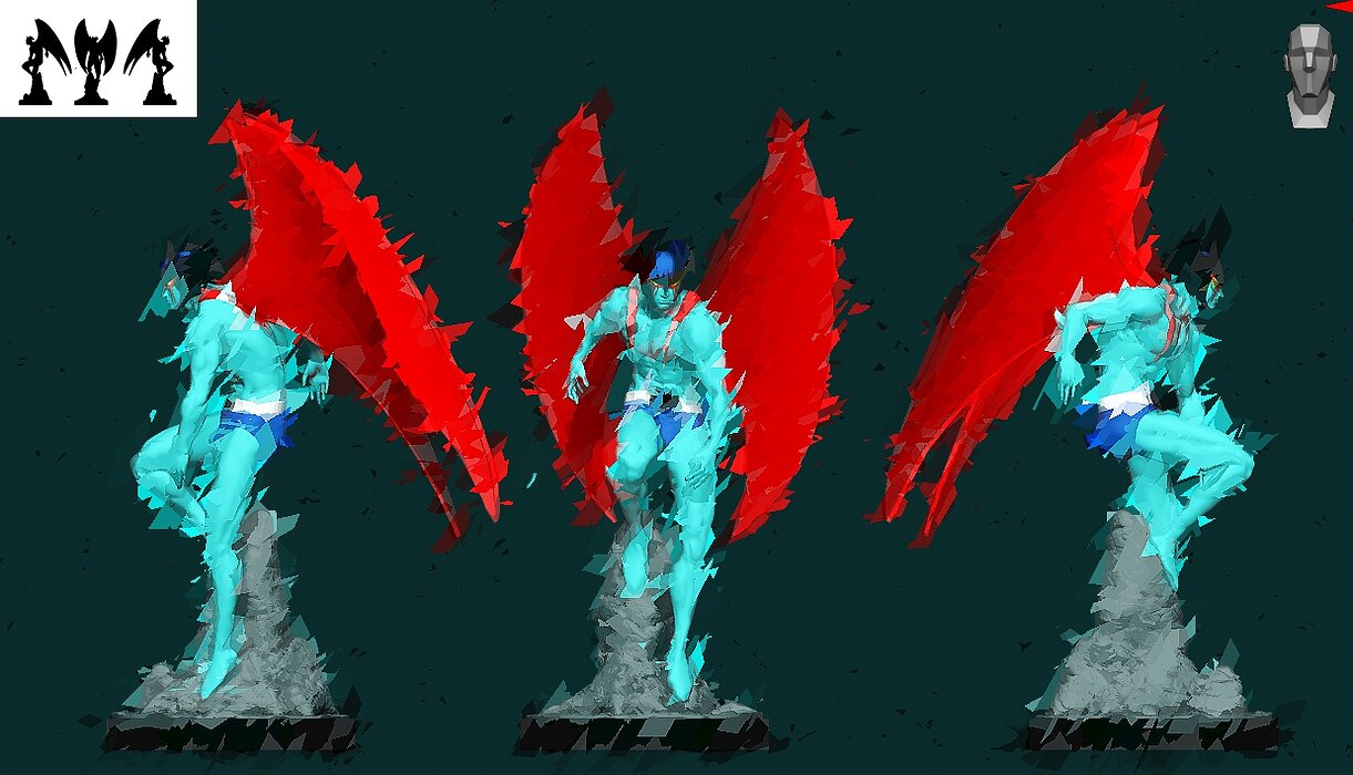 DEVILMAN 3D STL Model — view 3