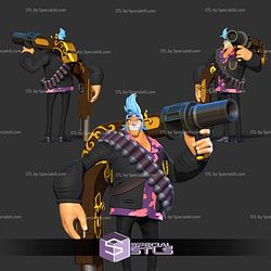 Franky Gun One Piece 3D Print Files STL Model