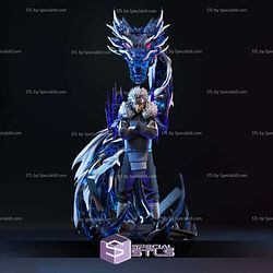 Tobirama Water Dragon 3D Model Sculpture STL Model