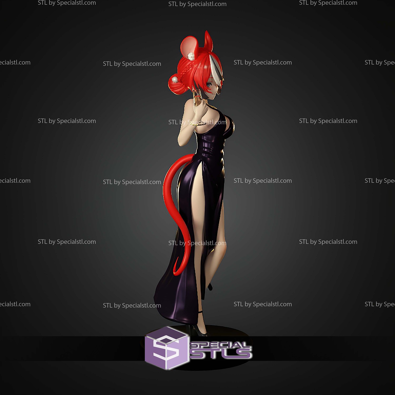 Dress Hakoz Baelz 1 7 STL Files 3D Model — view 6