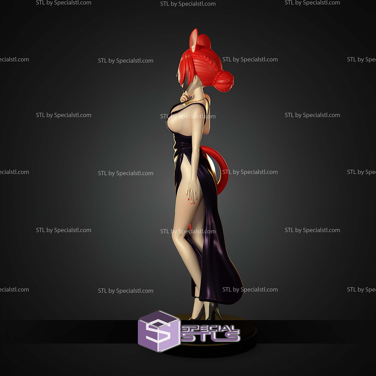 Dress Hakoz Baelz 1 7 STL Files 3D Model — view 7