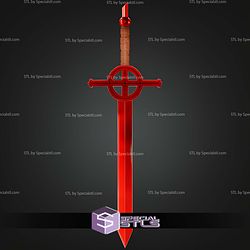 Cosplay STL Files Finn Demon Sword Adventure Time 3D Model