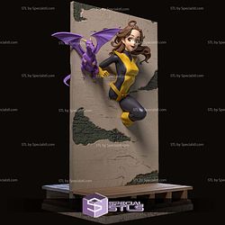 Kitty Pryde Wall STL Files 3D Model