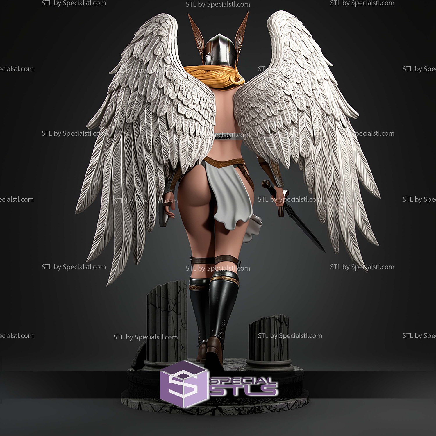 Brynhildr Valkyrie STL Files 3D Model — view 4