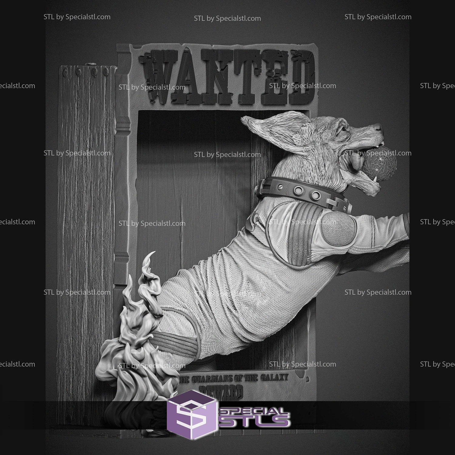 Cosmo Marvel Bust Poster 3D Print Files STL Model — view 3