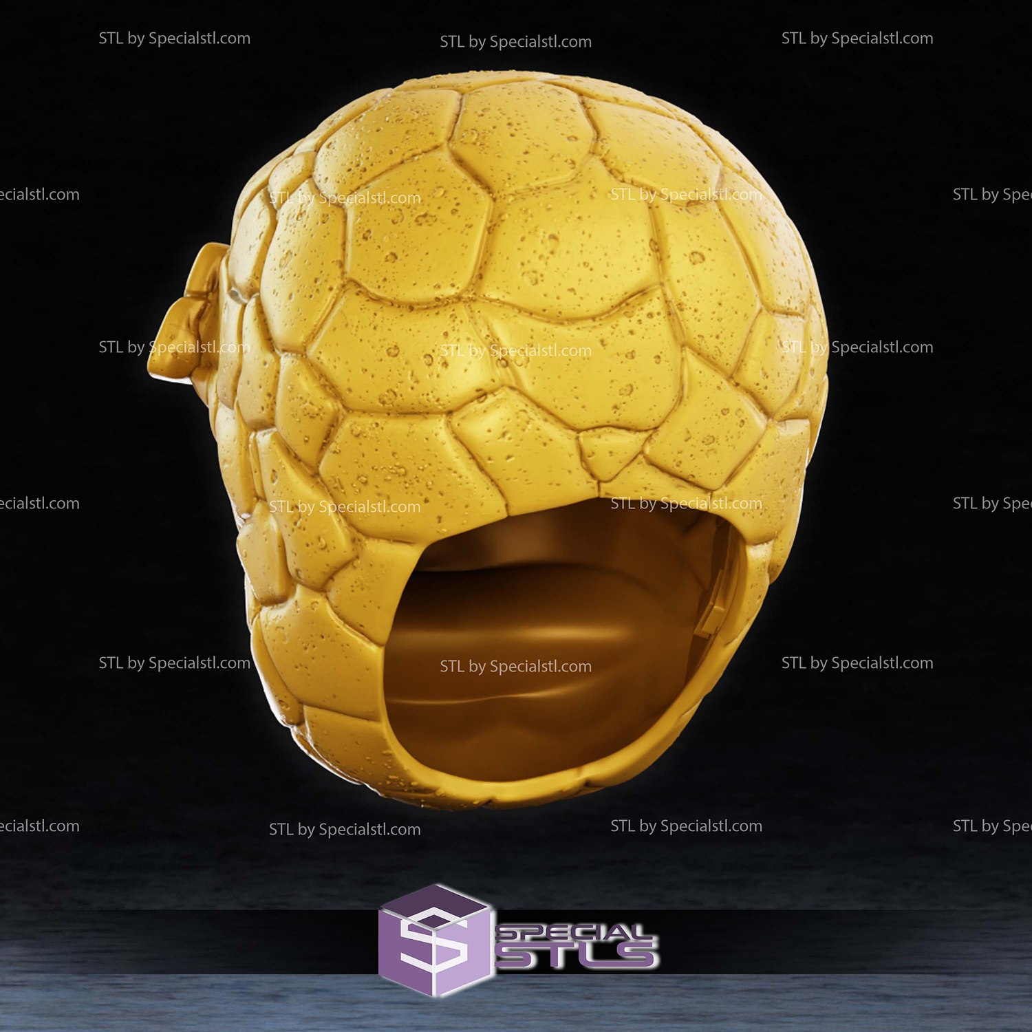 Cosplay STL Files The Thing Comic Mask 3D Model — view 5