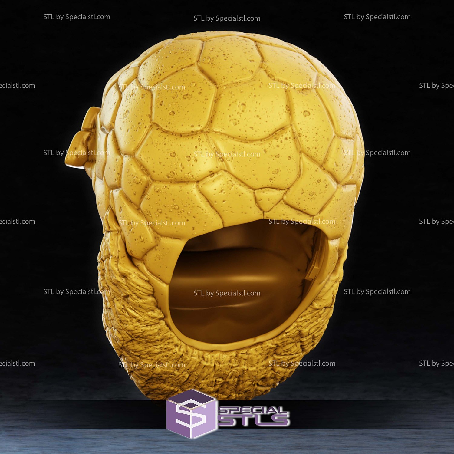 Cosplay STL Files The Thing Comic Mask 3D Model — view 6