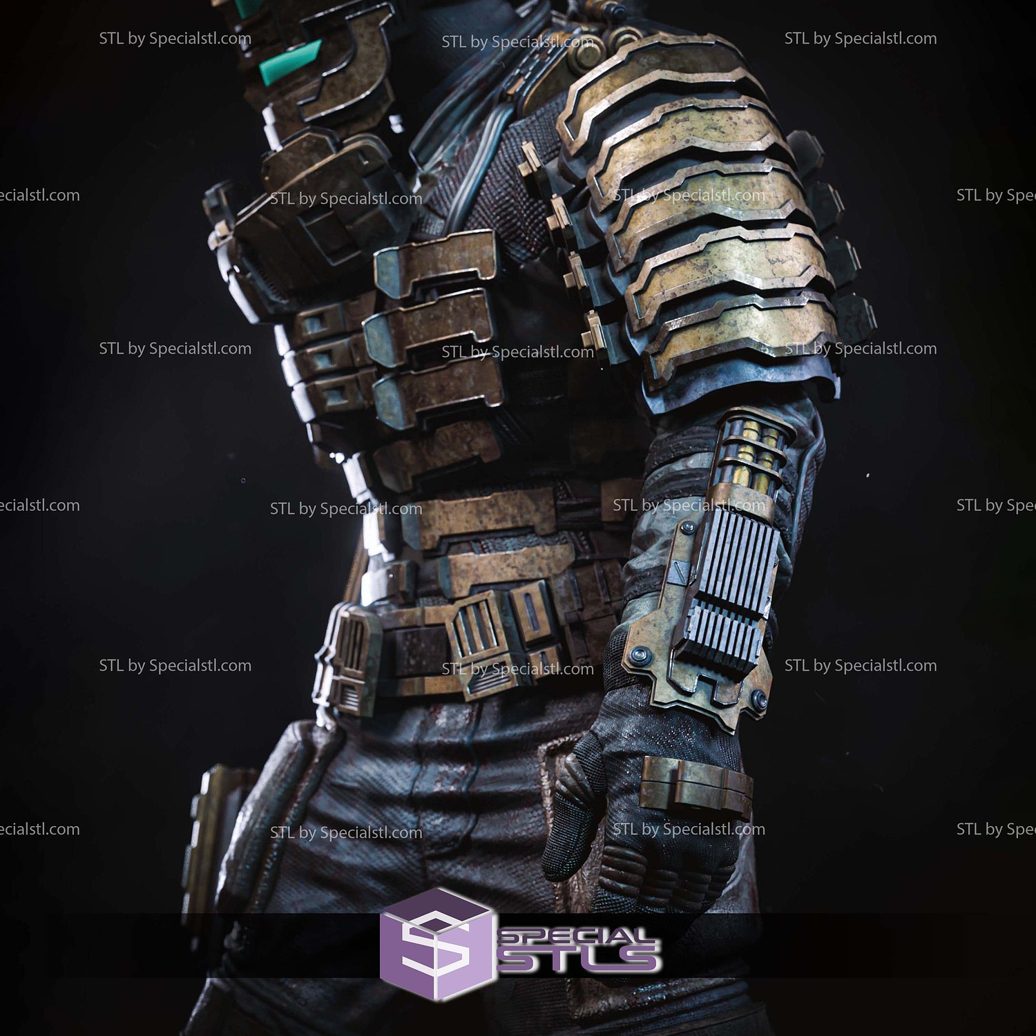 Steel Sentinel Isaac Clarke 3D Printer Files STL Model — view 3