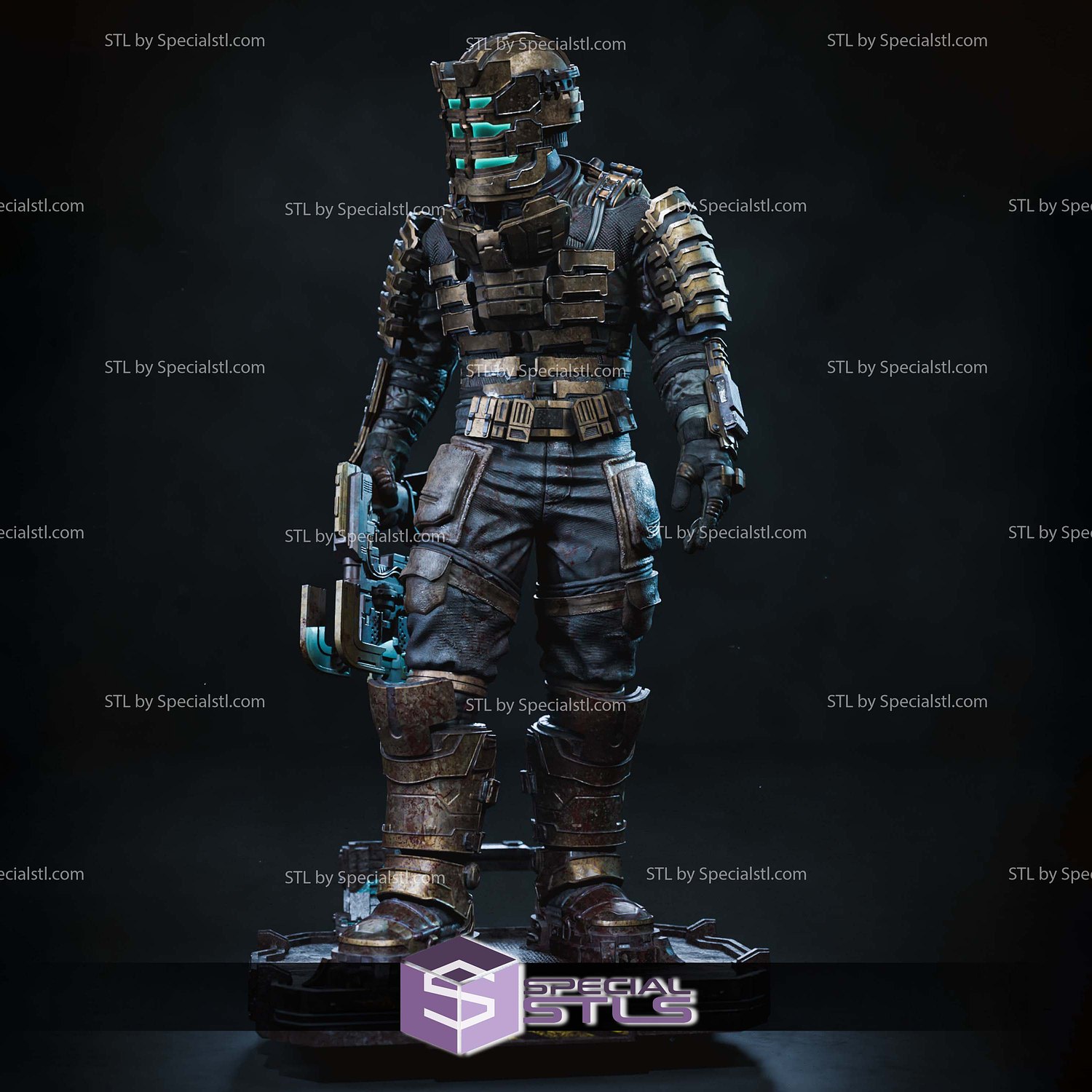 Steel Sentinel Isaac Clarke 3D Printer Files STL Model — view 4