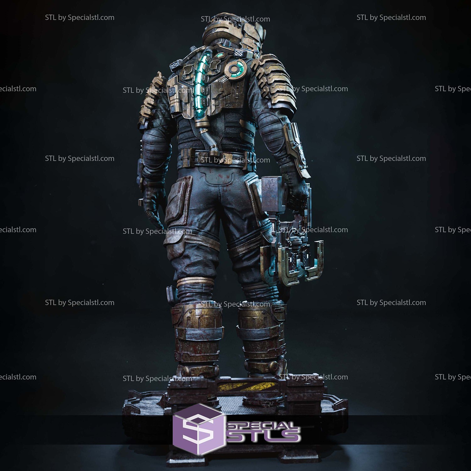 Steel Sentinel Isaac Clarke 3D Printer Files STL Model — view 6