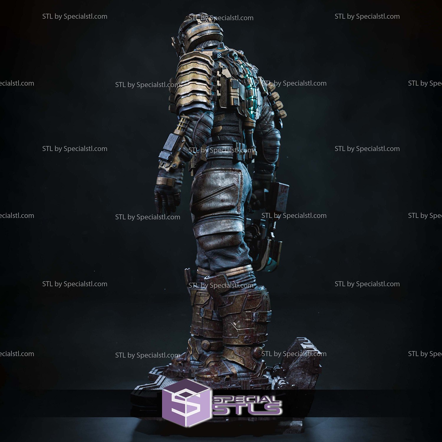 Steel Sentinel Isaac Clarke 3D Printer Files STL Model — view 7