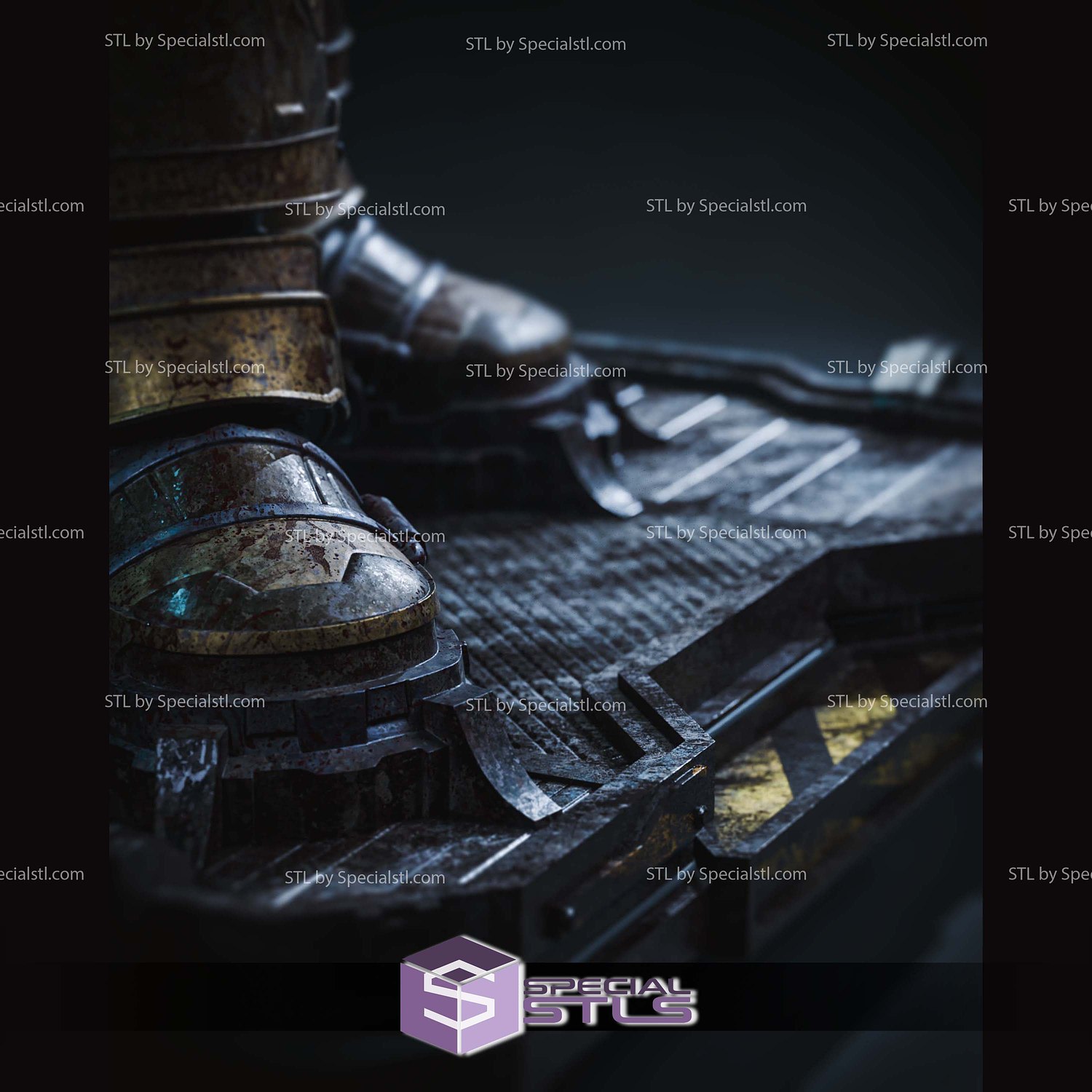 Steel Sentinel Isaac Clarke 3D Printer Files STL Model — view 8
