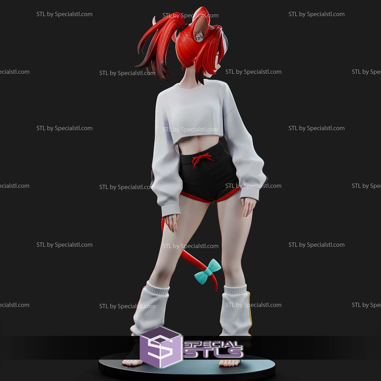 Hakos Baelz Hololive V2 3D Printer Files STL Model — view 4