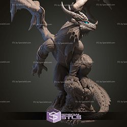 Ysera Dragon Warcraft STL Files 3D Model