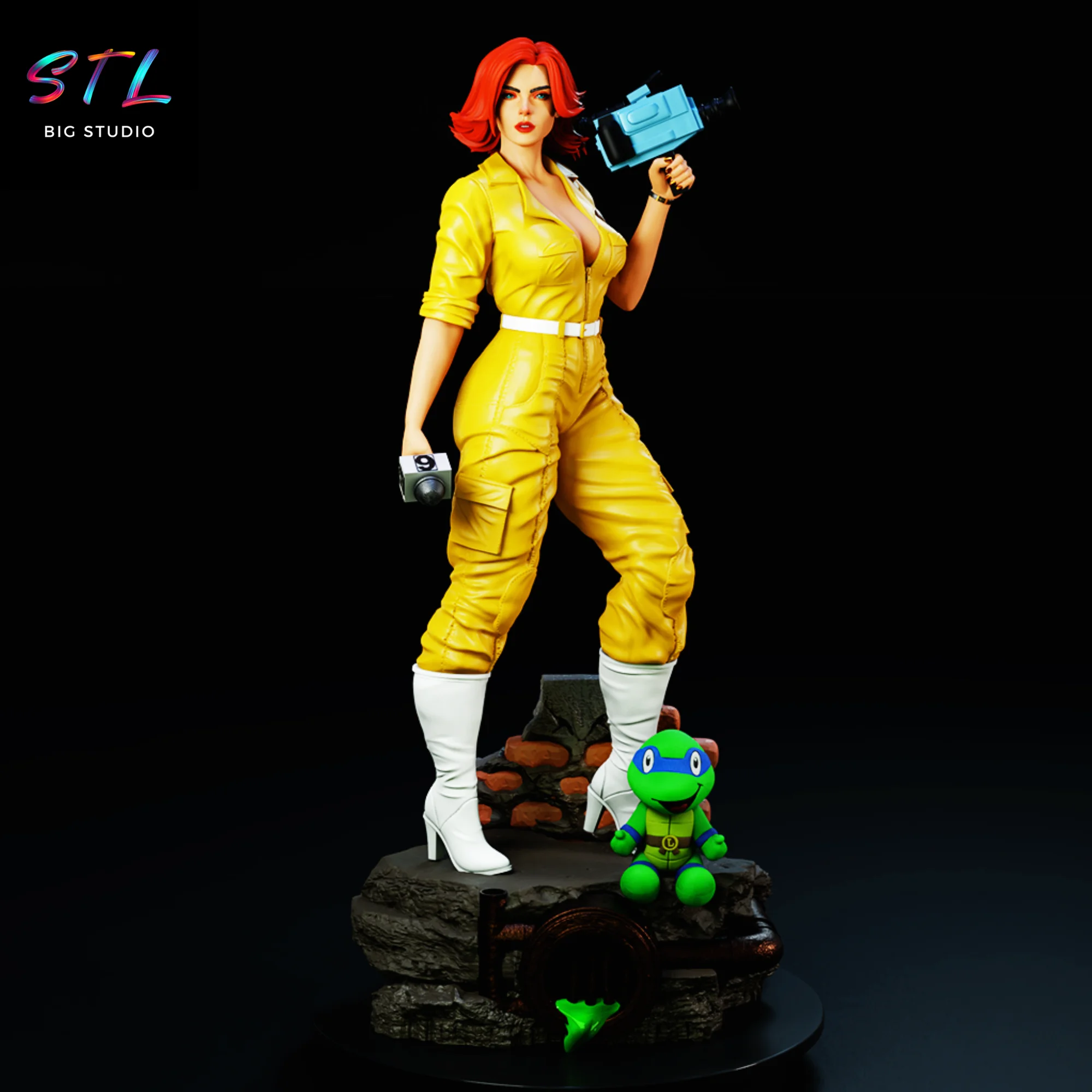 April O’Neil STL | Teenage Mutant Ninja Turtles | 3D Printable Figure Model