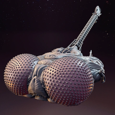 Lexx Ship 3D Printing Model | Assembly STL Model