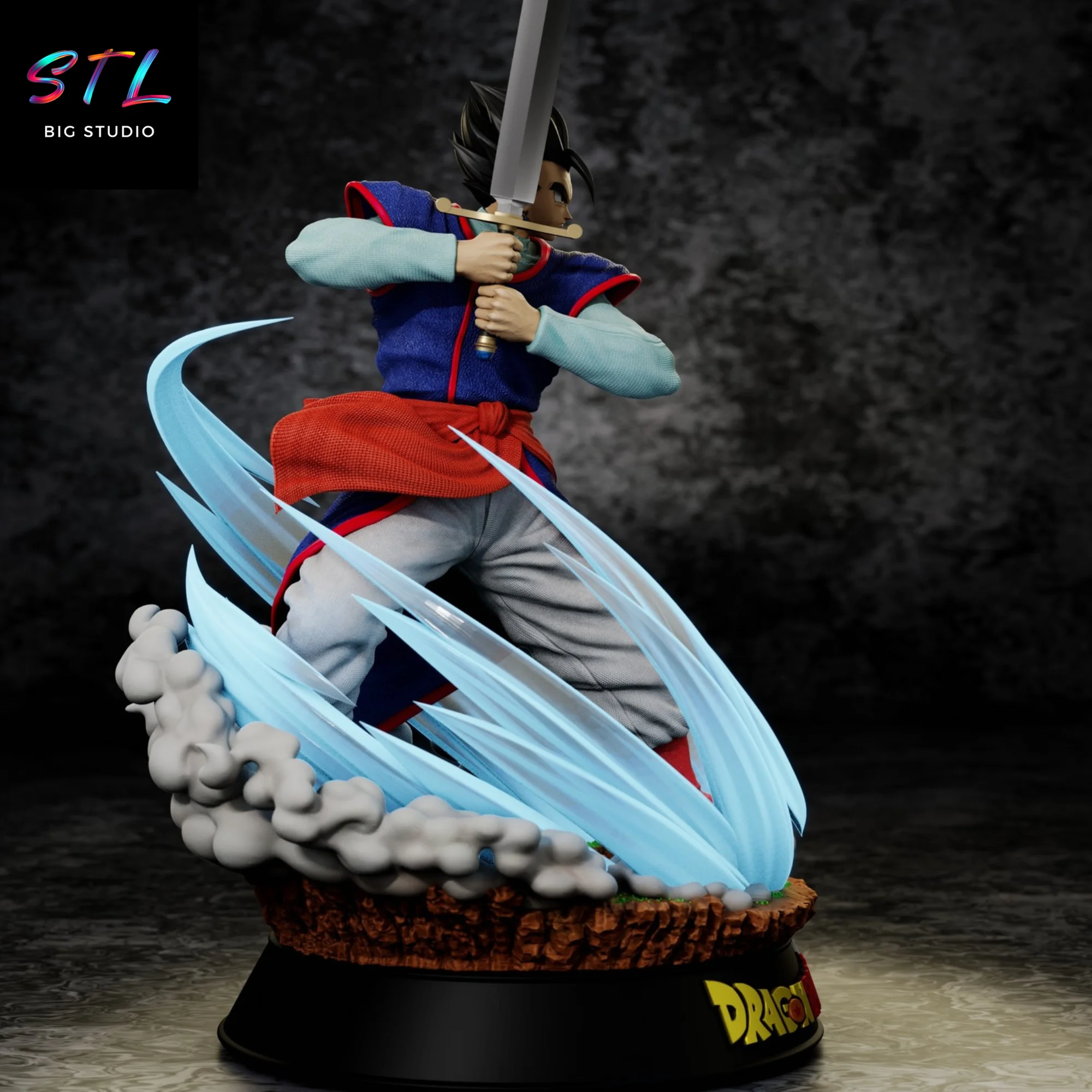 Son Gohan Z Sword STL | 3D Printable Figure | Dragon Ball Z Model — view 5