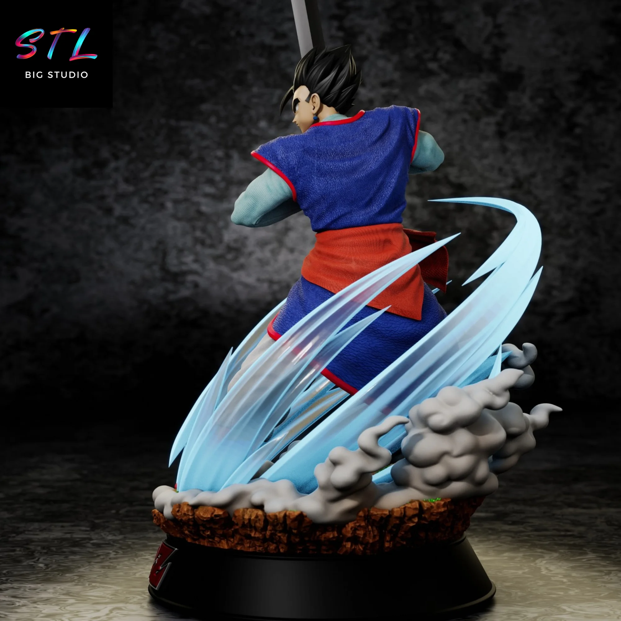 Son Gohan Z Sword STL | 3D Printable Figure | Dragon Ball Z Model — view 6
