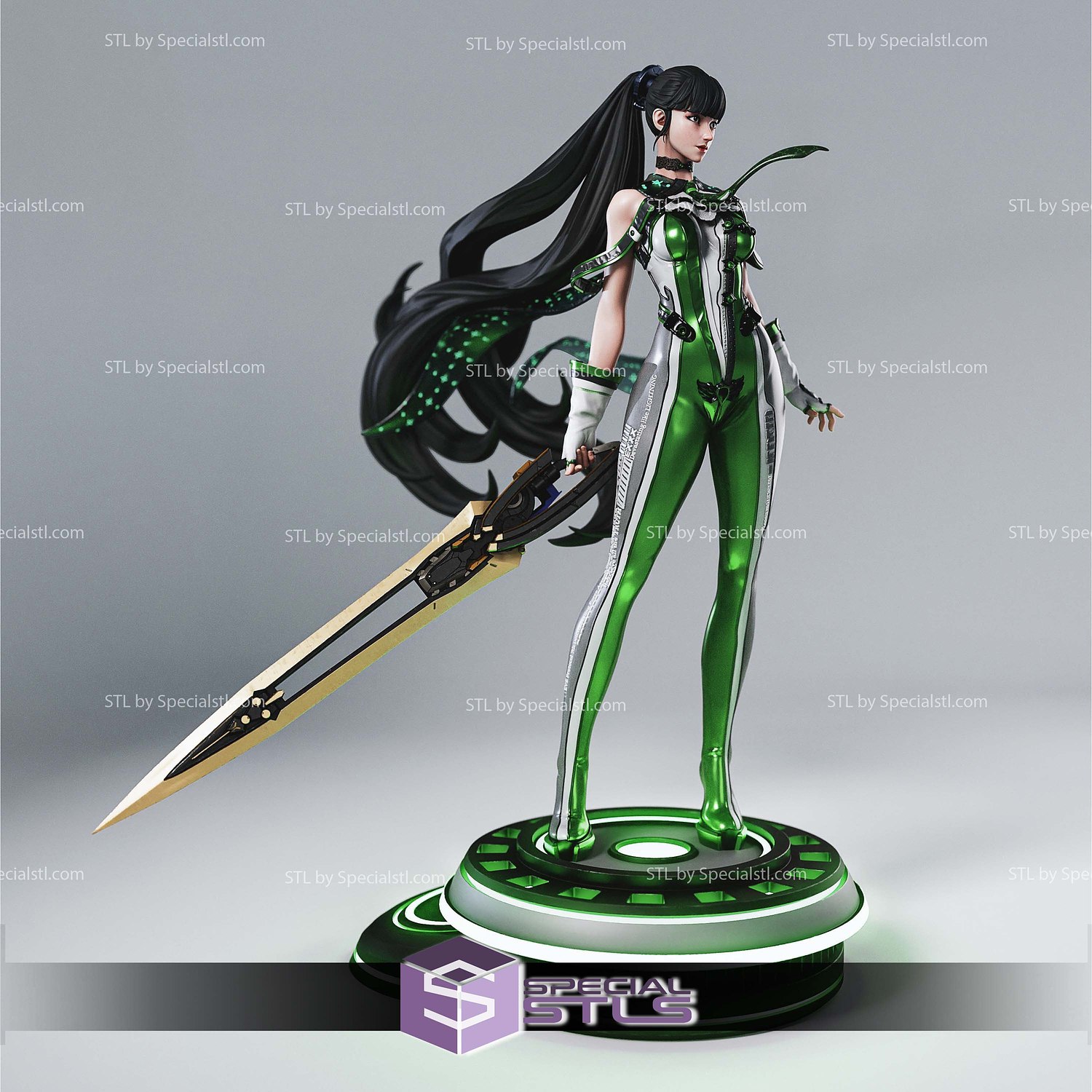 Eve Stellar Blade of Hope 3D Printer Files STL Model — view 2