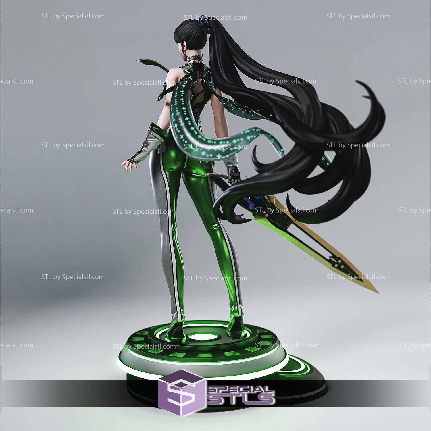 Eve Stellar Blade of Hope 3D Printer Files STL Model — view 4