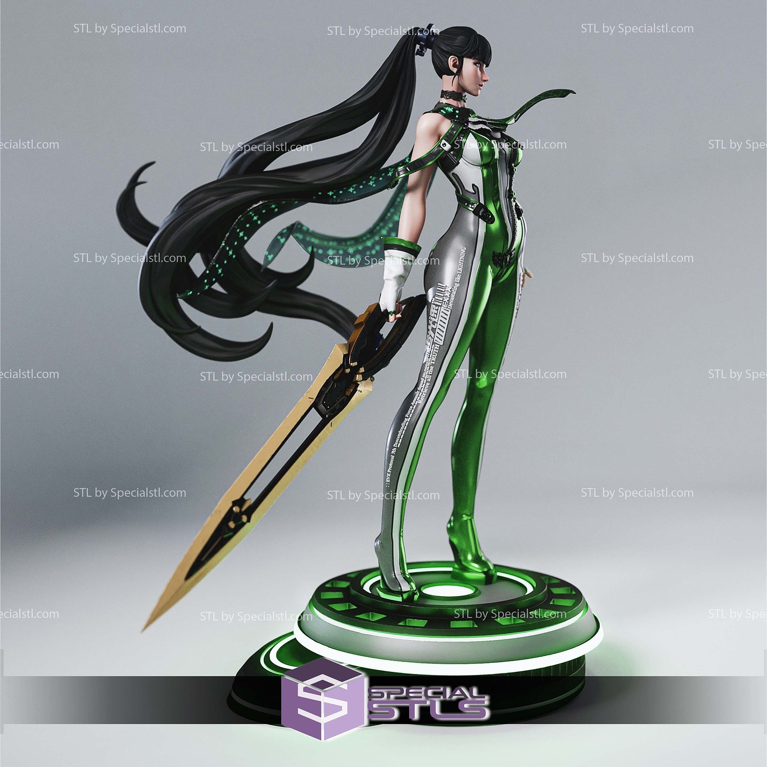 Eve Stellar Blade of Hope 3D Printer Files STL Model — view 5