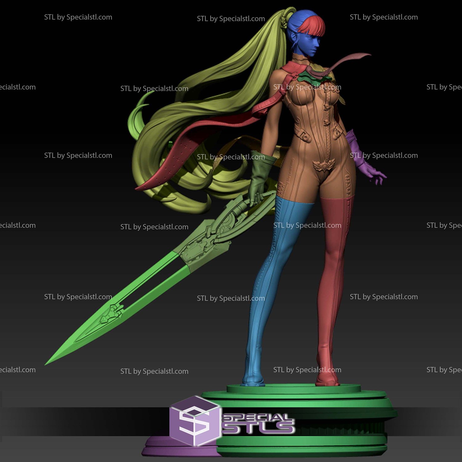 Eve Stellar Blade of Hope 3D Printer Files STL Model — view 8