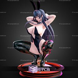 Igawa Asagi Squat Pose STL Files 3D Model