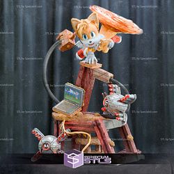 Miles Tails Prower Sonic 3D Printer Files STL Model