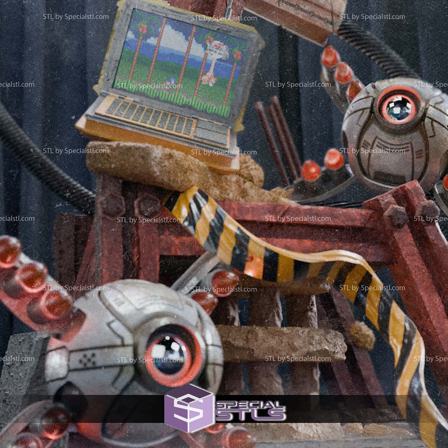 Miles Tails Prower Sonic 3D Printer Files STL Model — view 4