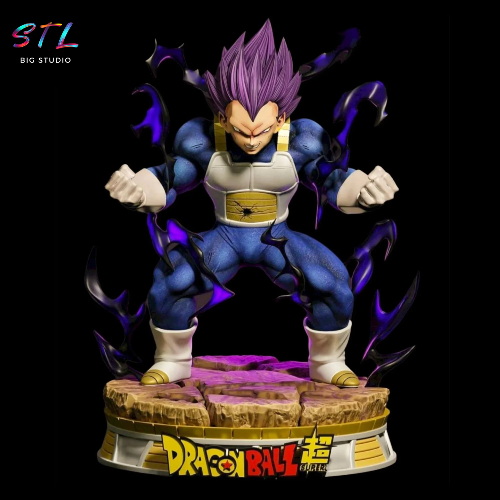 Vegeta Ultra Ego STL | Dragon Ball Super | 3D Printable Figure Model