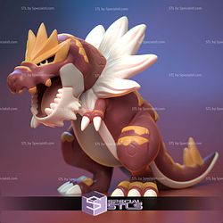 Tyrantrum Pokemon Complete STL Files 3D Model