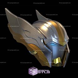 Cosplay STL Files Iron Thor Sentinel Helmet 3D Model