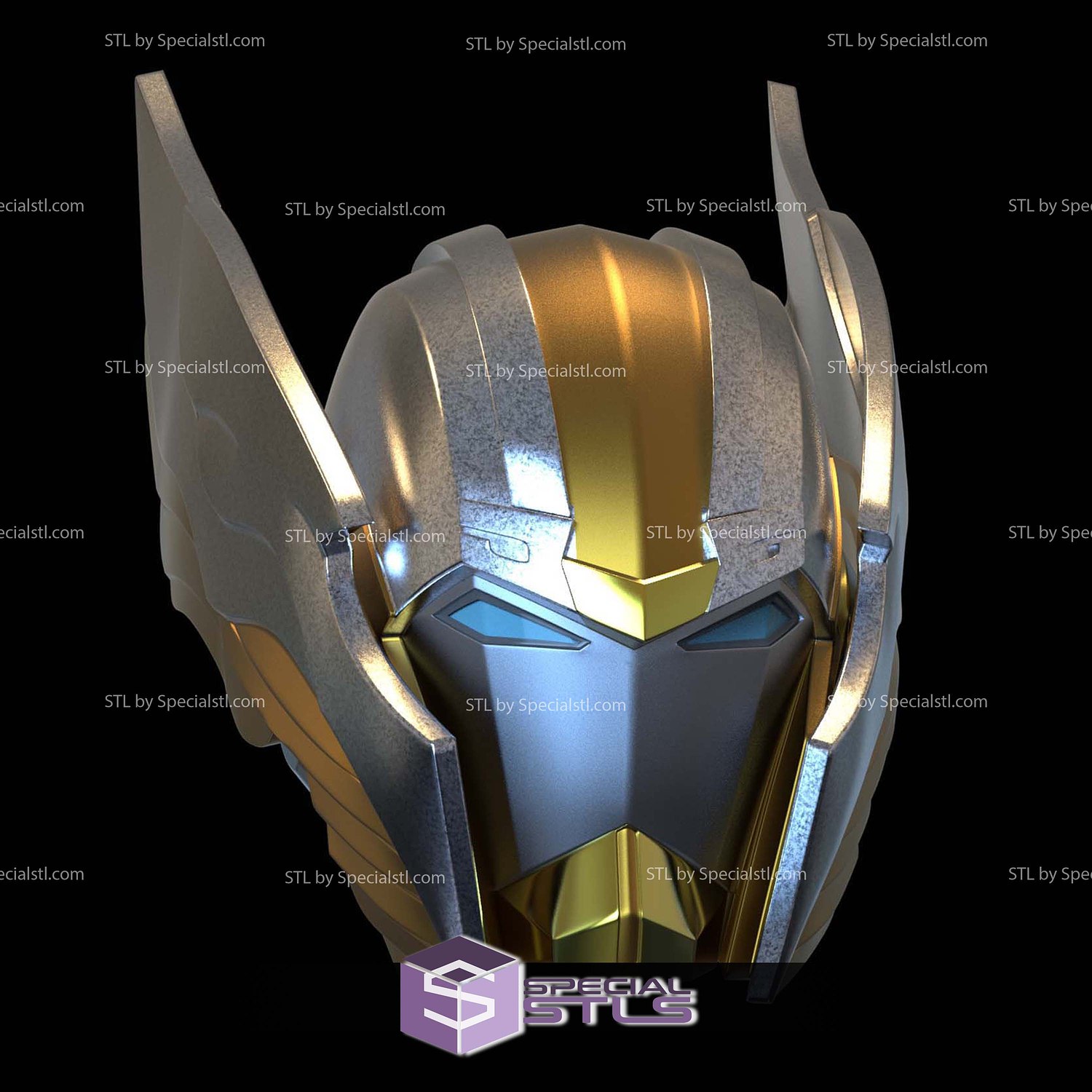 Cosplay STL Files Iron Thor Sentinel Helmet 3D Model — view 2