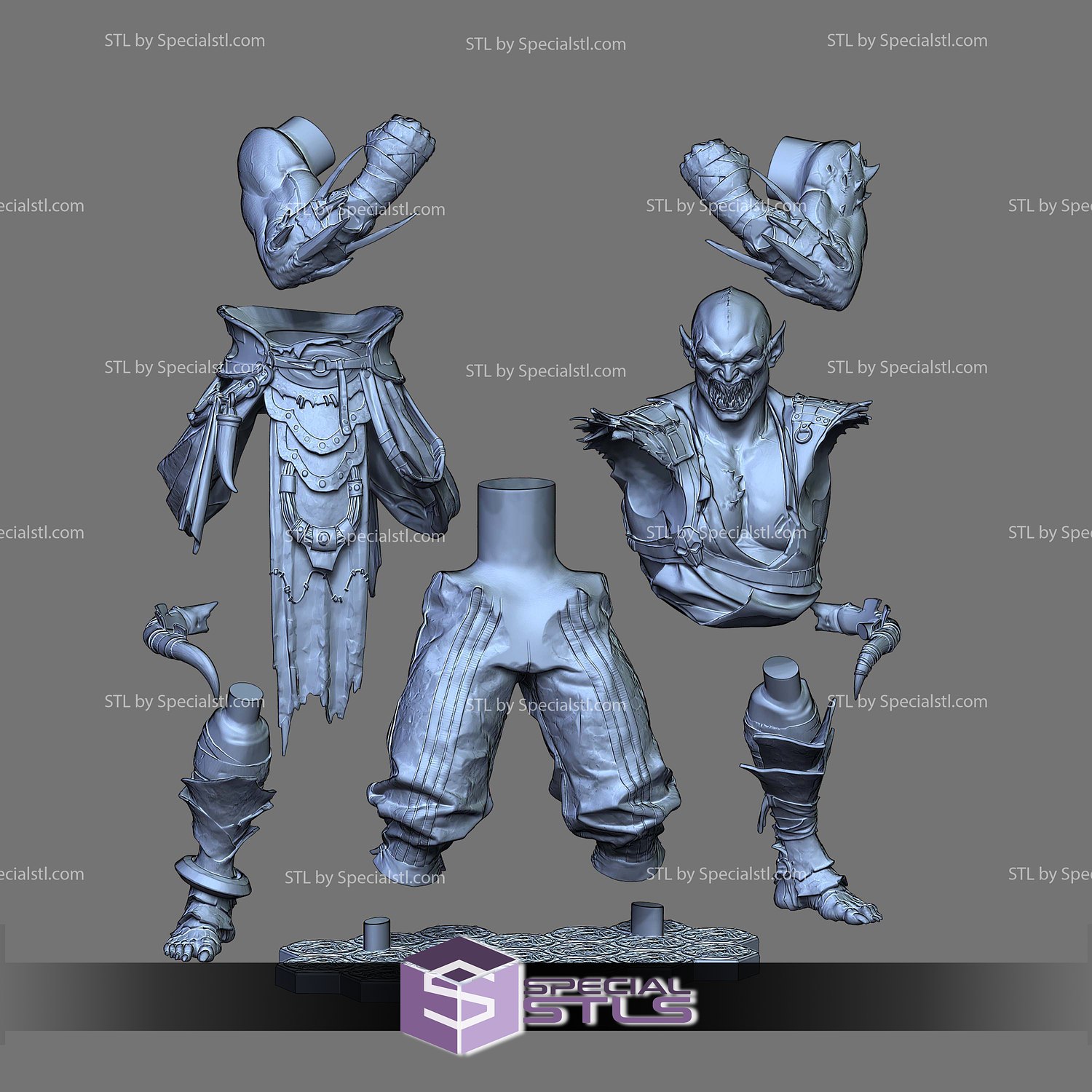 Baraka Mortal Kombat 12 3D Printer Files STL Model — view 5
