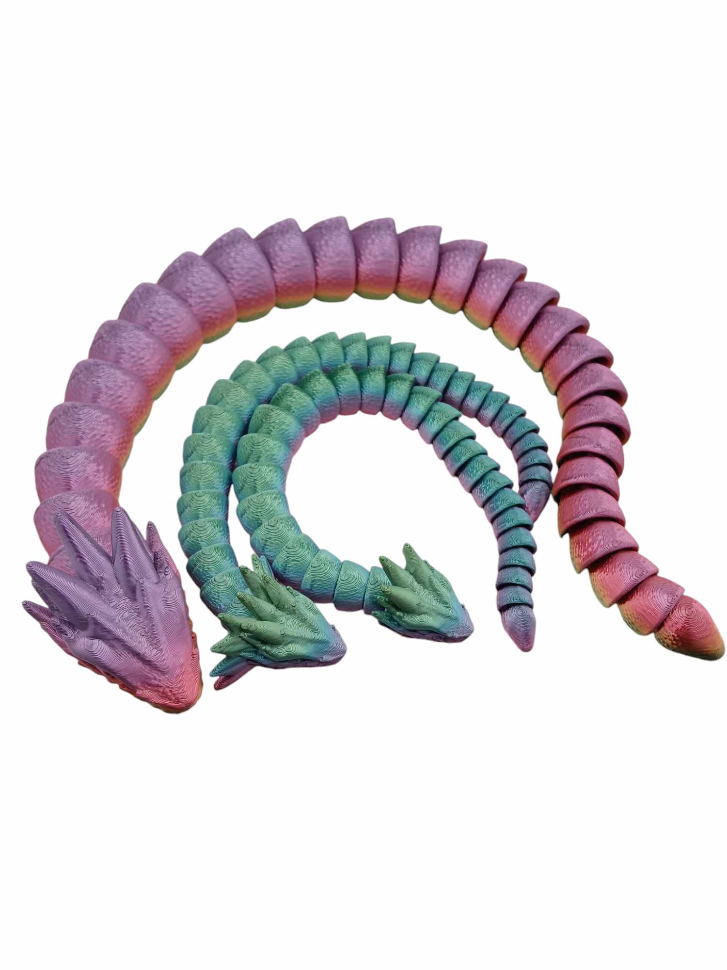 Viper Snake Articulated 3D STL Model — view 3