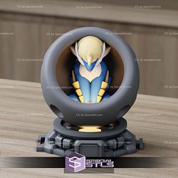 Super Basic Pokemon STL Samurott Healing Machine 3D Model