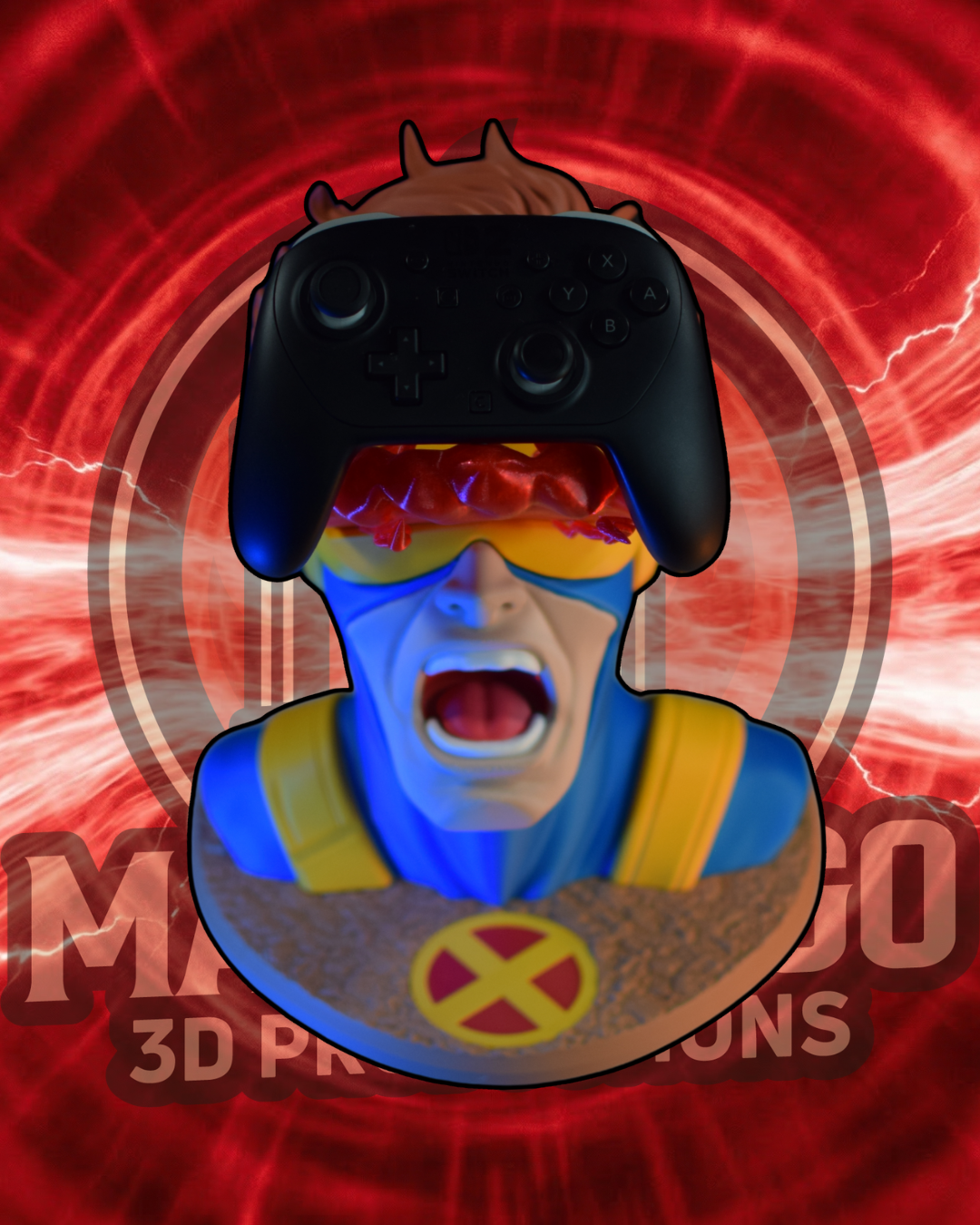 Cyclops - Heads of Power - Bust - Gaming Stand 3D STL Model
