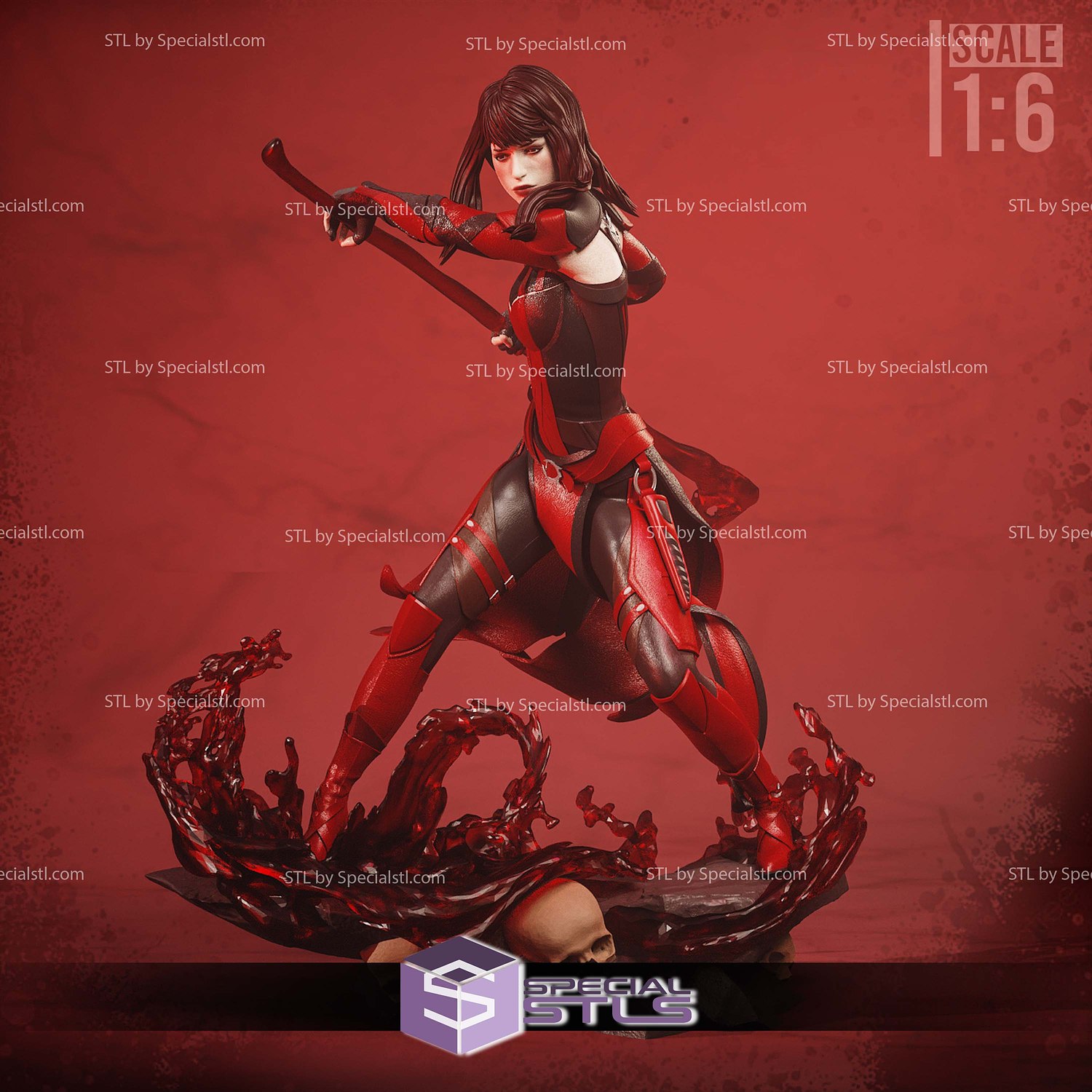 Skarlet Mortal Kombat 11 3D Printer Files STL Model — view 2