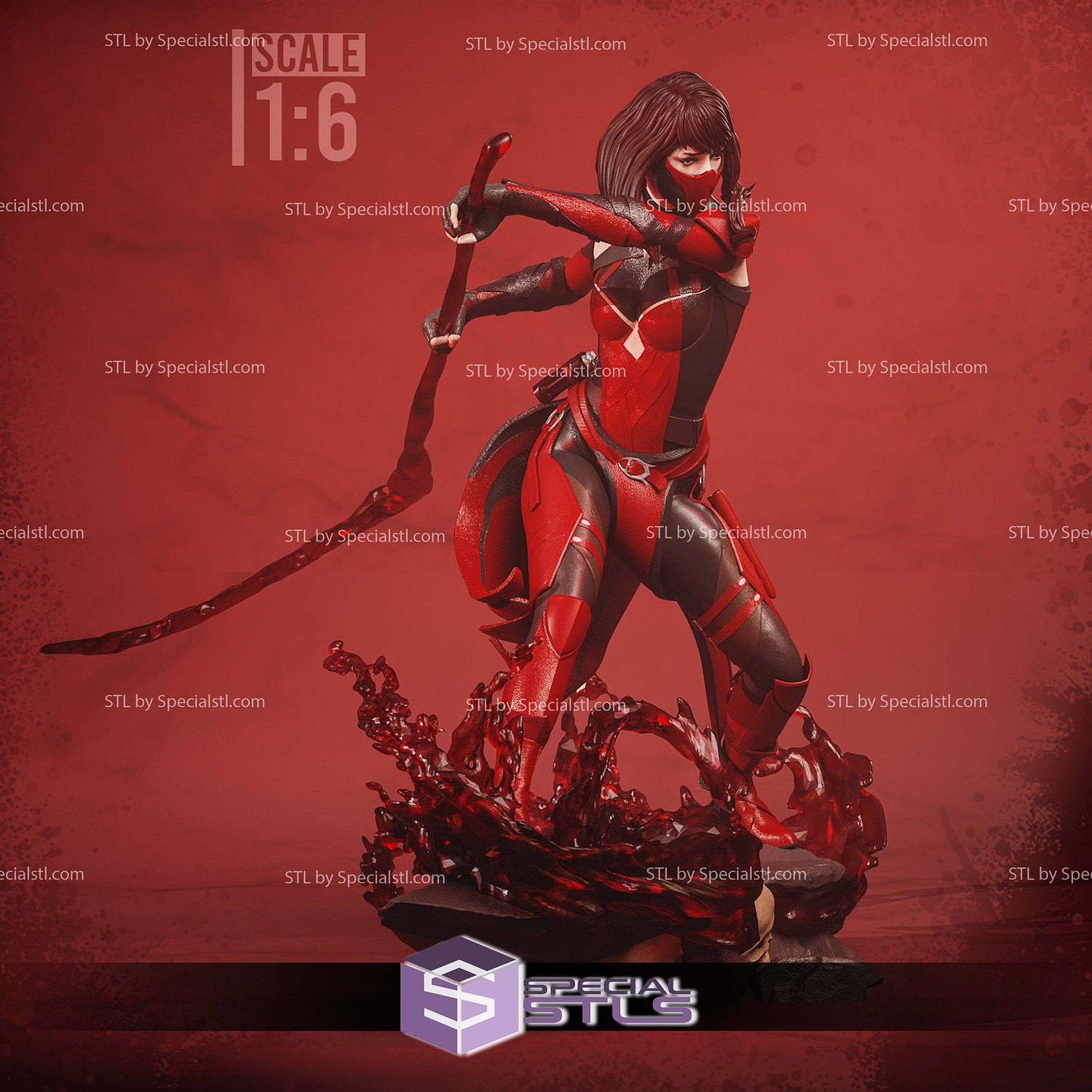 Skarlet Mortal Kombat 11 3D Printer Files STL Model — view 5